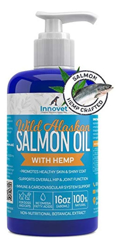 Innovet Pet Products Aceite De Salmon Salvaje De Alaska Con