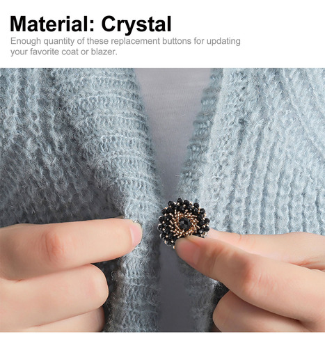 Botones De Costura De Cristal Para Sofá, Botones Para Abrigo