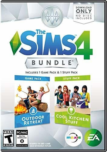 Los Sims 4 Bundle Pack: Retiro Al Aire Libre Y Fresco Cocina