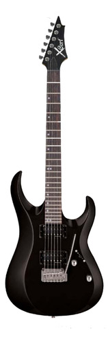 Guitarra eléctrica Cort X Series X-4 de tilo 2017 black con diapasón de merbau