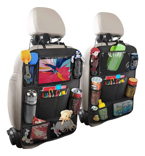 2 Organizador Asiento Trasero Automovil Soporte Para Tableta