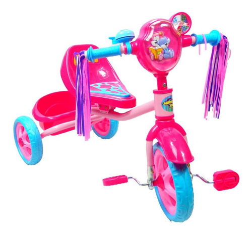 Triciclo Para Niños Economico Hasta 25 Kg Color Rosa