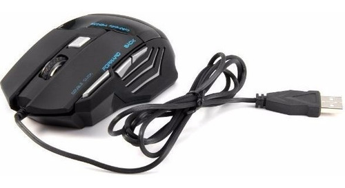 Mouse Gamer Pro Optico 5500dpi Usb Led 7 Botones Gaming