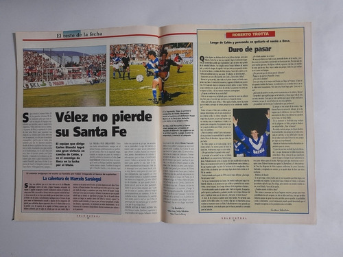 Solo Futbol 544 Colon 1 Velez 2, Peñarol Campeon Uruguayo 95 (Usado)