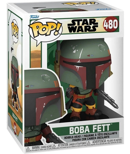 Imagen 1 de 2 de Funko Pop Star Wars: Book Of Bobba Fett - Bobba Fett