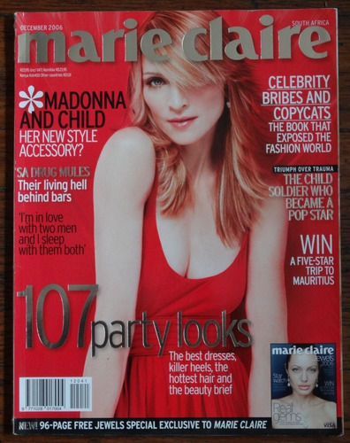 Madonna Revista Marie Claire Diciembre 2006 Sur Africa