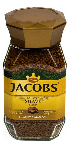 Cafe Soluble Liofilizado Suave Jacobs 190 Grs