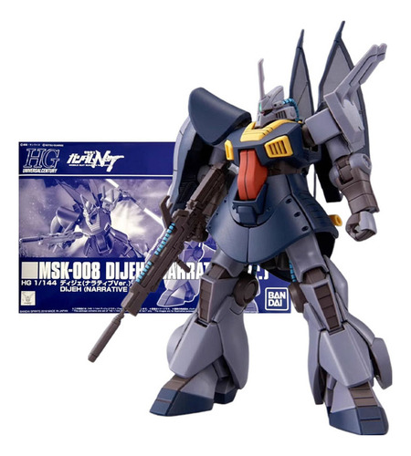Kit De Figuras De Anime Gundam Hguc 1/144 Msk-008 Dijeh Narr