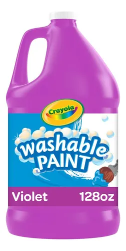 Pintura Lavable Crayola, Pintura Morada, Útiles Para El Aula
