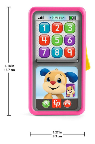 Fisher-price Juguete Smartphone Deluxe De Aprendizaje Rosa