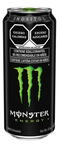 Kit 4 Monster Energy Zero Sugar Lata 473 Ml