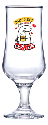 Taça De Vidro Barcelona Flork Tudo O Que Eu 370ml - Ruvolo