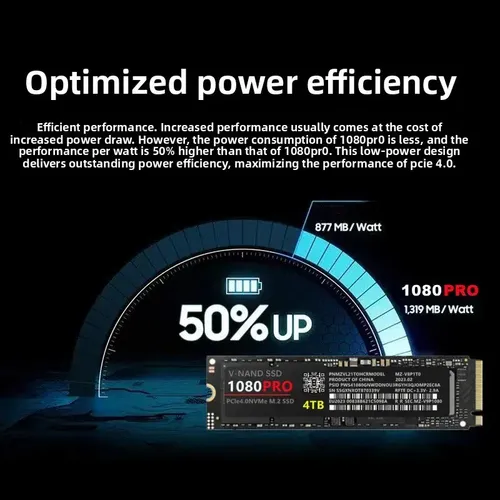 S Unidade Ssd 1080pro Nvme De 1 Tb E 4 Tb Pcie 4.0 M.2 | Frete grátis