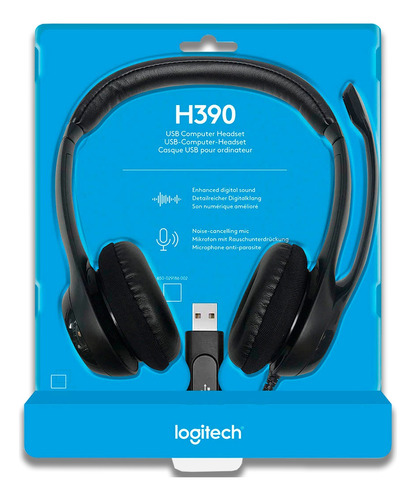 Diadema Logitech H390 Usb