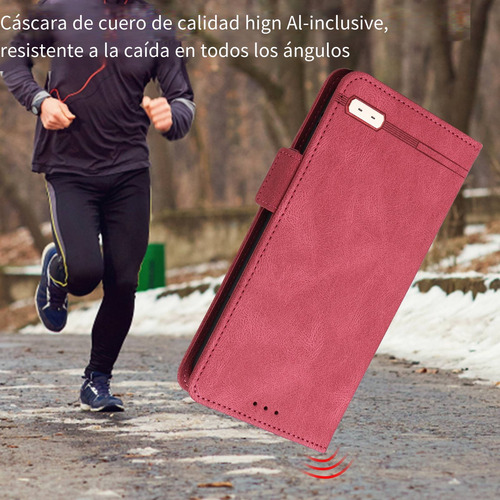 Funda De Piel Para Vivo V40 Lite 5g/v50, 5g/y39 5g, Funda De Piel Retro Tipo Cartera Con Tapa