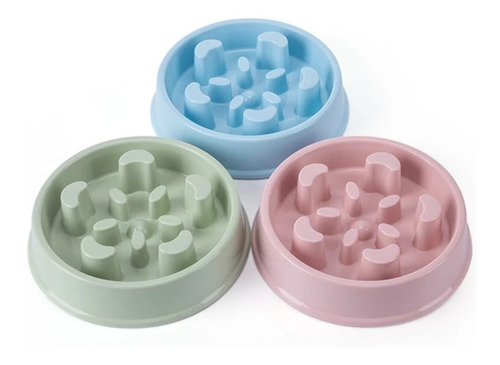 Imagen 2 de 6 de Plato De Alimentación Lenta O Anti-ahogo 3 Colores