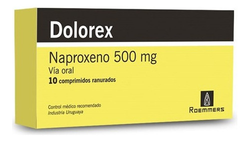 Dolorex® 500 Mg X 10 Comprimidos | Naproxeno