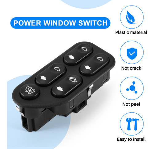 Nuevo Interruptor De Control De Ventanas Power Master Apto P
