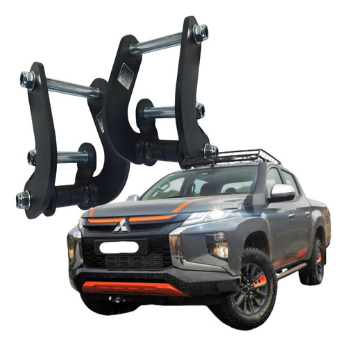 Par De Jumelos Kit Conforto Mitsubishi Triton Hpe-s 2023