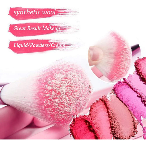 Set 24 Brochas Maquillaje Profesional Fibra Artificial