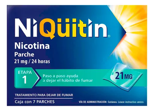 comprar Niqüitin Etapa 1 Parches 21 Mg\u002F 24 Horas, 7 Parches