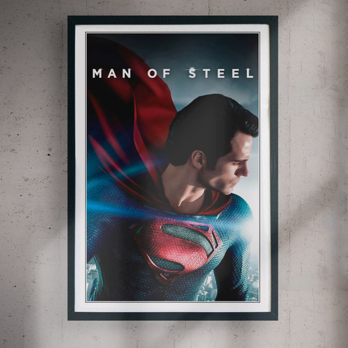 Cuadro 60x40 Peliculas - Superman Man Of Steel - Poster