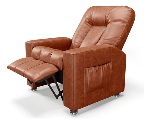 Poltrona Do Papai Reclinável Para Cinema Sora Pu Camel