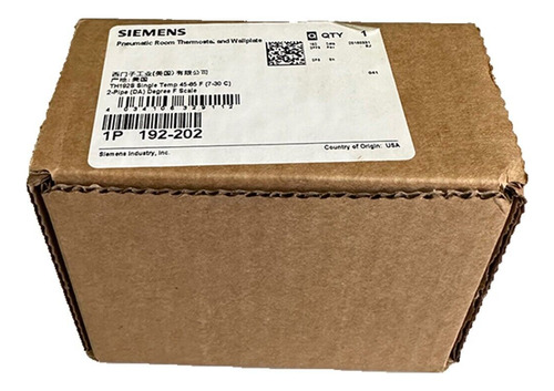 New Siemens 192-202 / 192202 Pneumatic Room Thermostat A Qtt