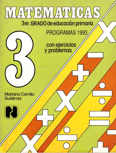 Matematicas 3. Primaria - Cerrillo Gutierrez, Mariano