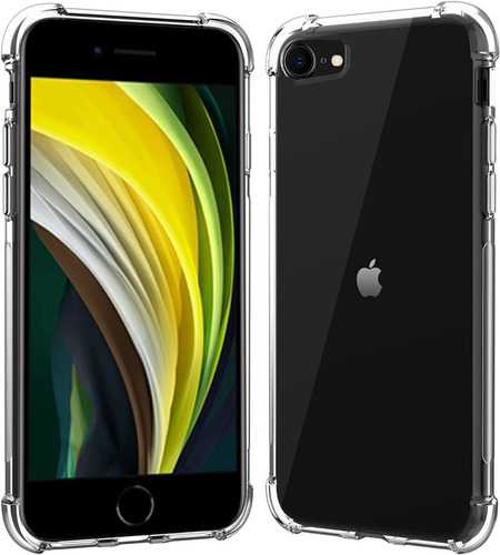 Estuche - Forro Clear Transparente Apple iPhone 7 8 Se 2020