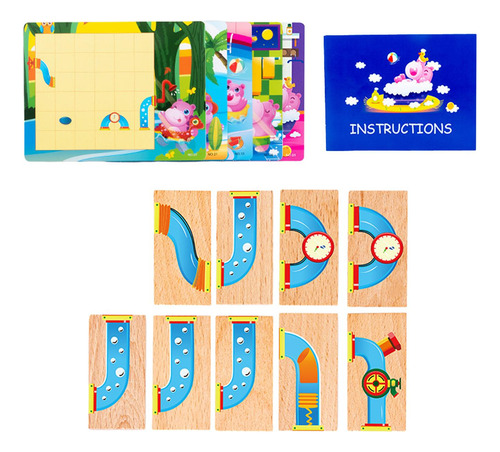 Juego De Rompecabezas Divertidos Acertijos Regalo Educativo,
