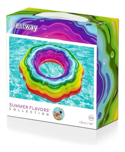 Aro Inflable Arcoiris Bestway Modelo 36163