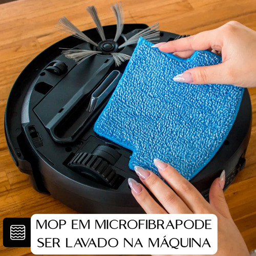 Robô Aspirador Wap W90 Preto