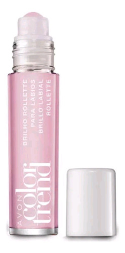 Avon Brilho Rollete Para Lábios Color Trend 5,5ml - Morango Acabamento Brilhante Cor Rosa