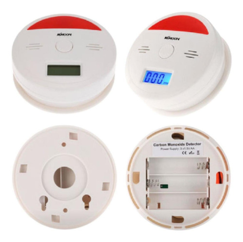 Detector De Humo Digital, Mxsku-001, Alarma Visual Roja, Sen