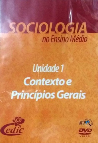 Imagem 1 de 1 de Dvd Contexto Princípios Gerais Sociologia - Original