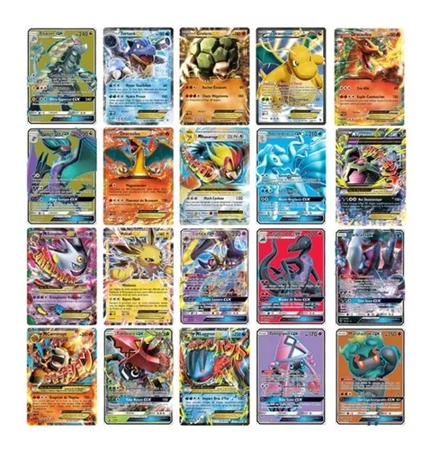Lote 32 Cartas Pokemon Gx Sem Repetição 30 Gx + 2 Mega Ex !