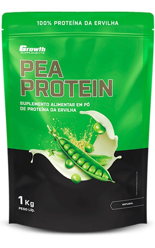 Proteína Da Ervilha (proteína Vegana) 1kg Growth Supplements