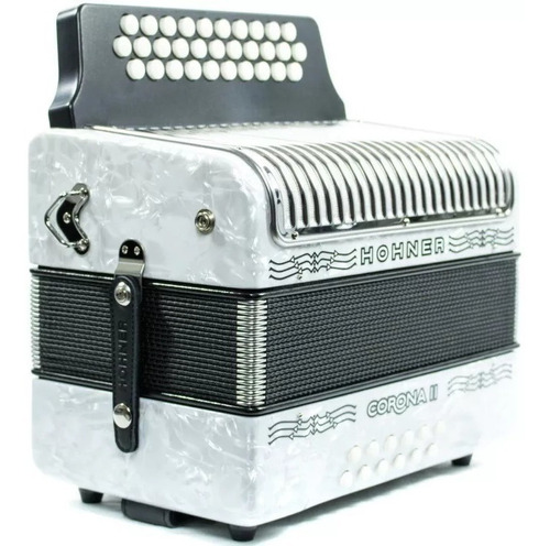 Acordeón Hohner Corona Ii Fa 31 Botones 12 Bajos A5642 Funda