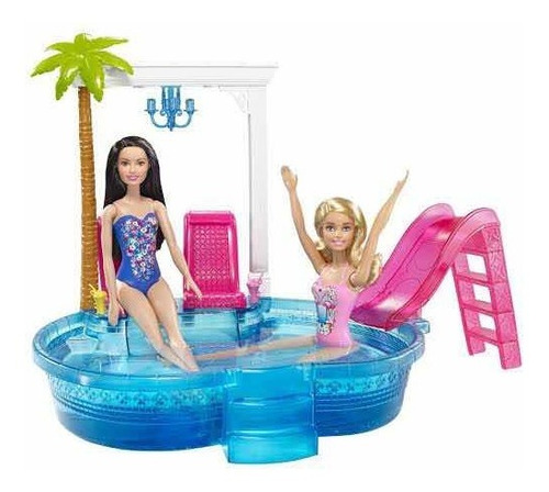 Barbie Muñeca Piscina Glam De Mattel