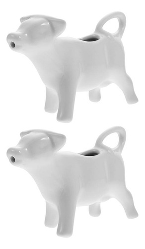 Jarra De Cerámica Para Leche Con Forma De Animales, 2 Unidad