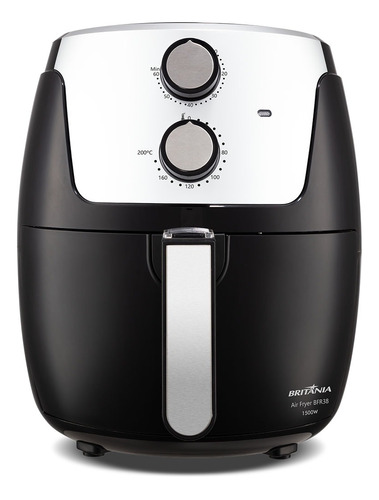 Fritadeira Air Fryer Britânia 4,2l 1500w Bfr38 Dura Mais Cor Preto 220V