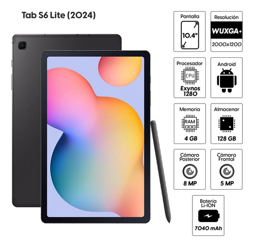 Galaxy Tab S6 Lite (2024) 4gb 128gb Color Graphite