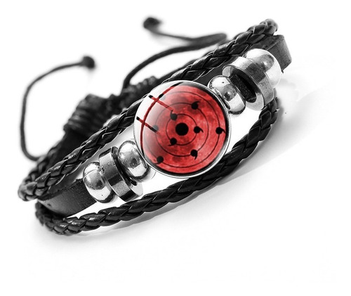 Pulsera Manilla Anime Naruto Sharingan Eye Para Hombre Mujer