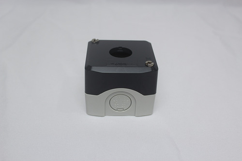 Botoeira Plástica Vazia 1 Furo 22mm Cinza Xald01 - Schneider