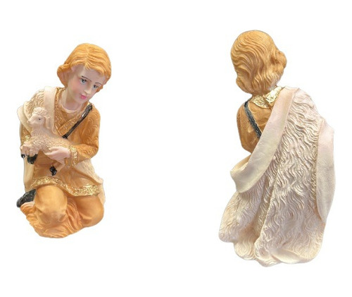 Nacimiento Navideño De Resina Fina 20cm 10 Piezas