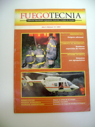 Revista Fuegotecnia 13 Incendio Bombero Seguridad Boedo