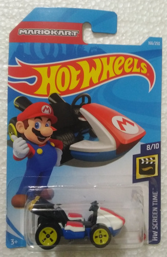 Hot Wheels Mario Bros Nintendo Kart Standar Kart Nuevo 2021