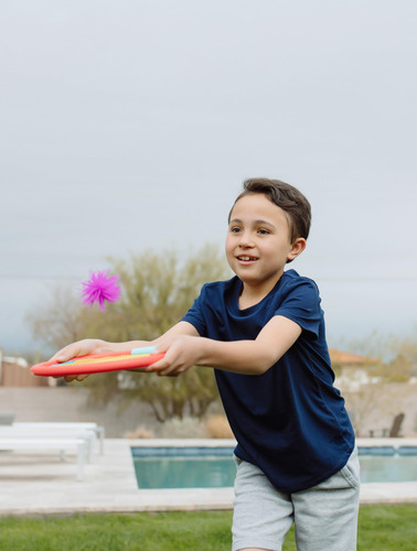 Palas Pogo 2 En 1 Juego De Volea Al Aire Para Niños