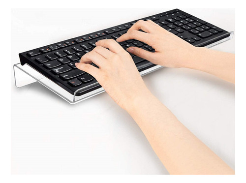 . Suporte De Teclado Inclinado Em Acrílico Para